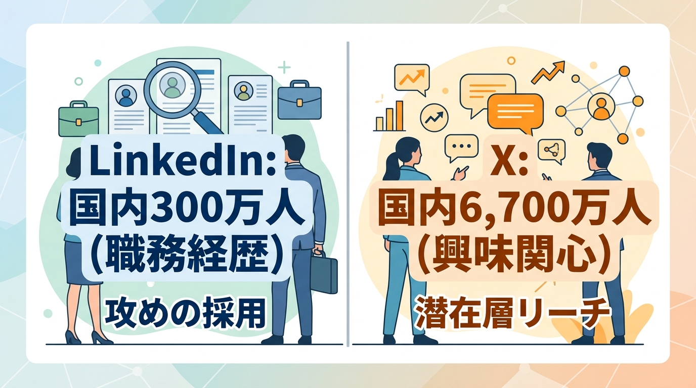 エンジニア採用におけるLinkedInとXの決定的な違いとは？