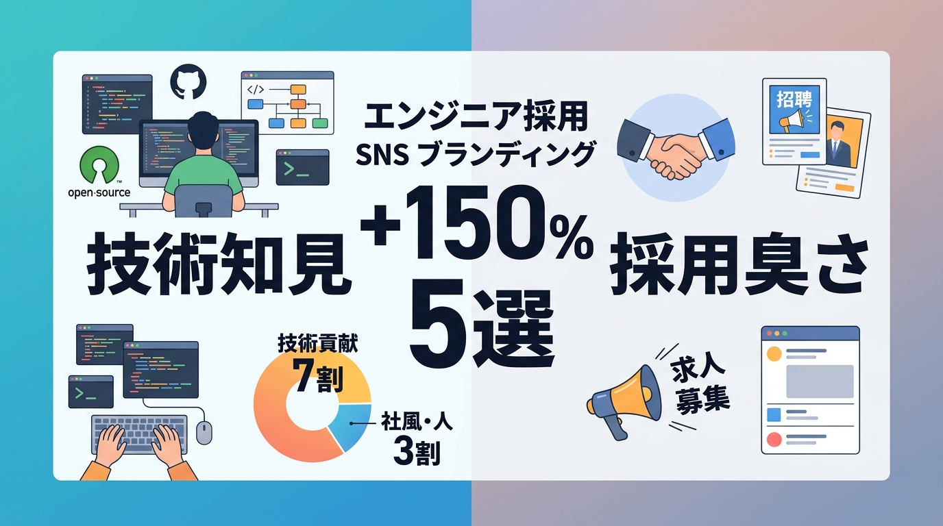 エンジニアが嫌う「採用臭さ」を排除し、技術者コミュニティの信頼を勝ち取る運用戦略とは？