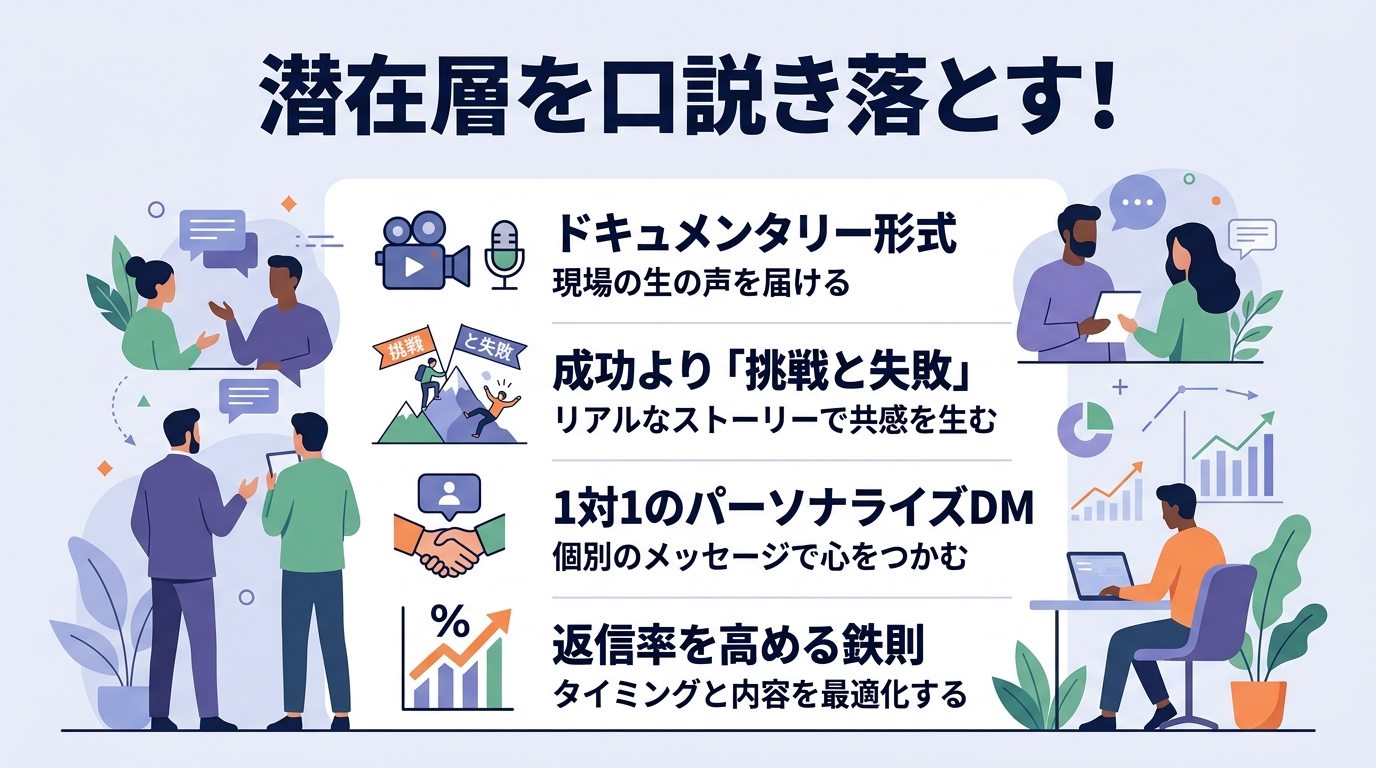 営業潜在層の転職意欲を高めるSNSでの情報発信とスカウトのコツは?