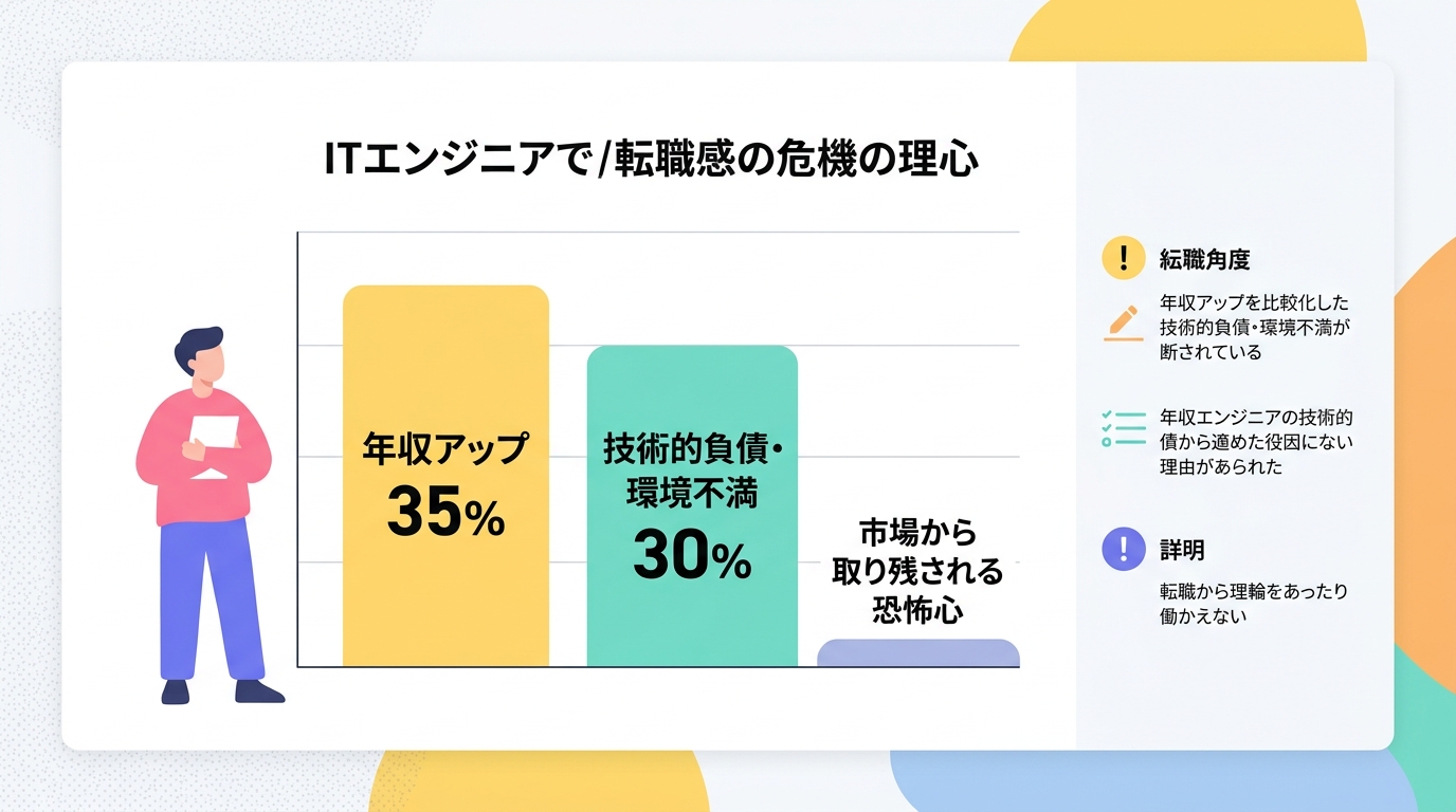 ITエンジニアの転職理由ランキングから読み解く現場の課題とは何か？
