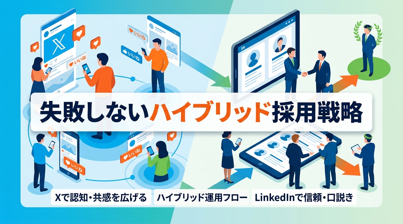 LinkedInとXを組み合わせた「ハイブリッド戦略」で成果を最大化する方法は？