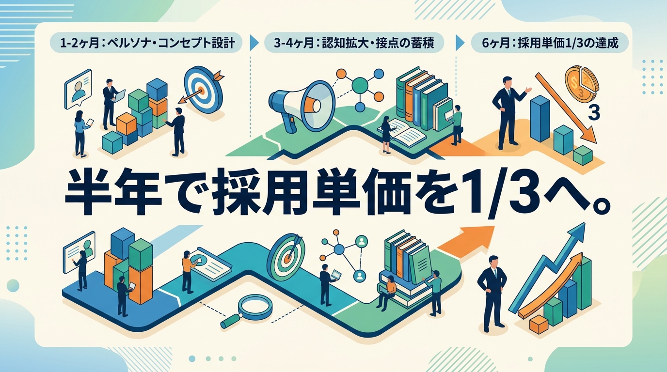 採用単価を3分の1に抑える資産型採用への移行手順とは?