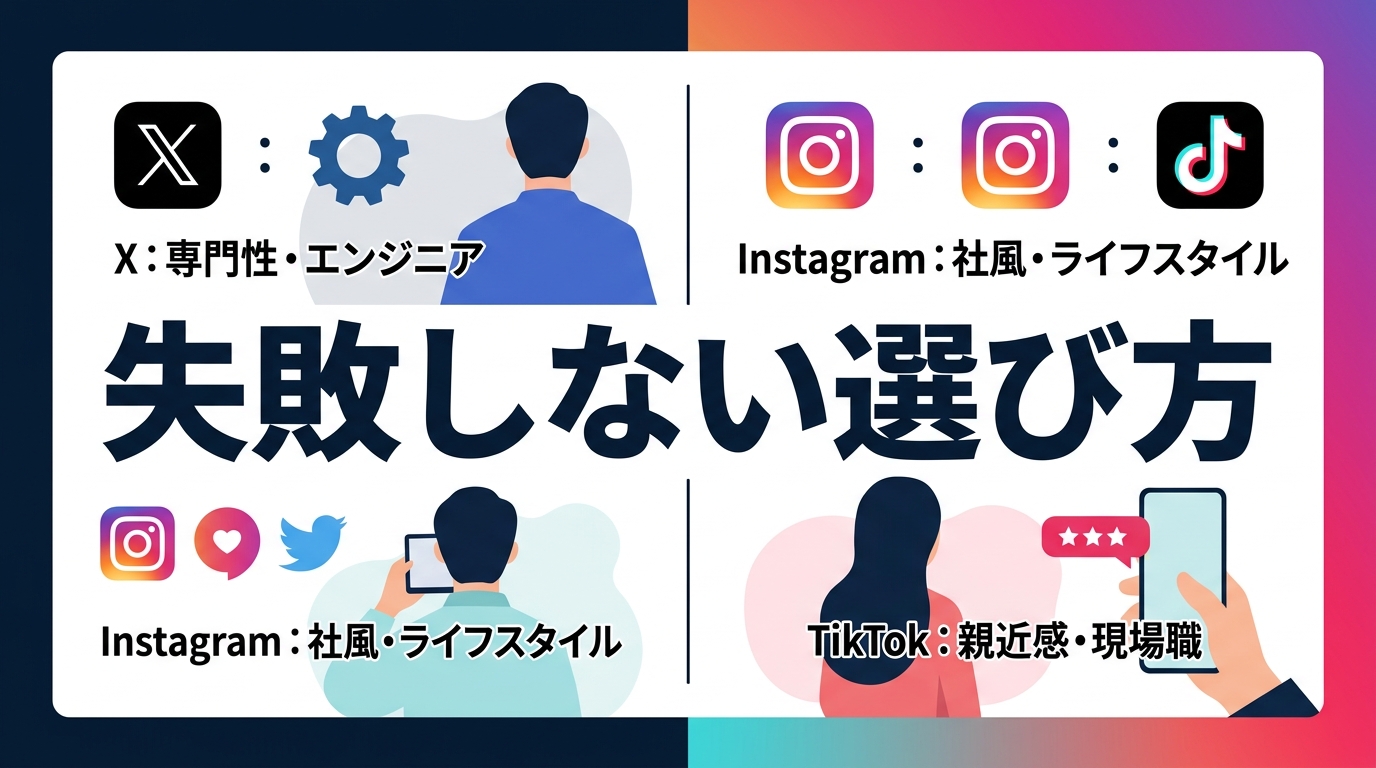 自社のターゲットに最適なSNS媒体をどう比較し選ぶべきか？