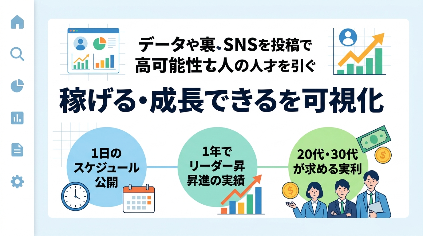 優秀な営業層が惹かれる「稼げる・成長できる」をSNSでどう表現するのか？