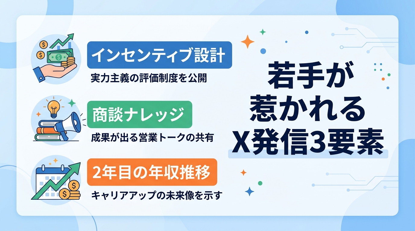 営業職の「稼ぎ」と「キャリア」をX（旧Twitter）でどう発信すべきですか？