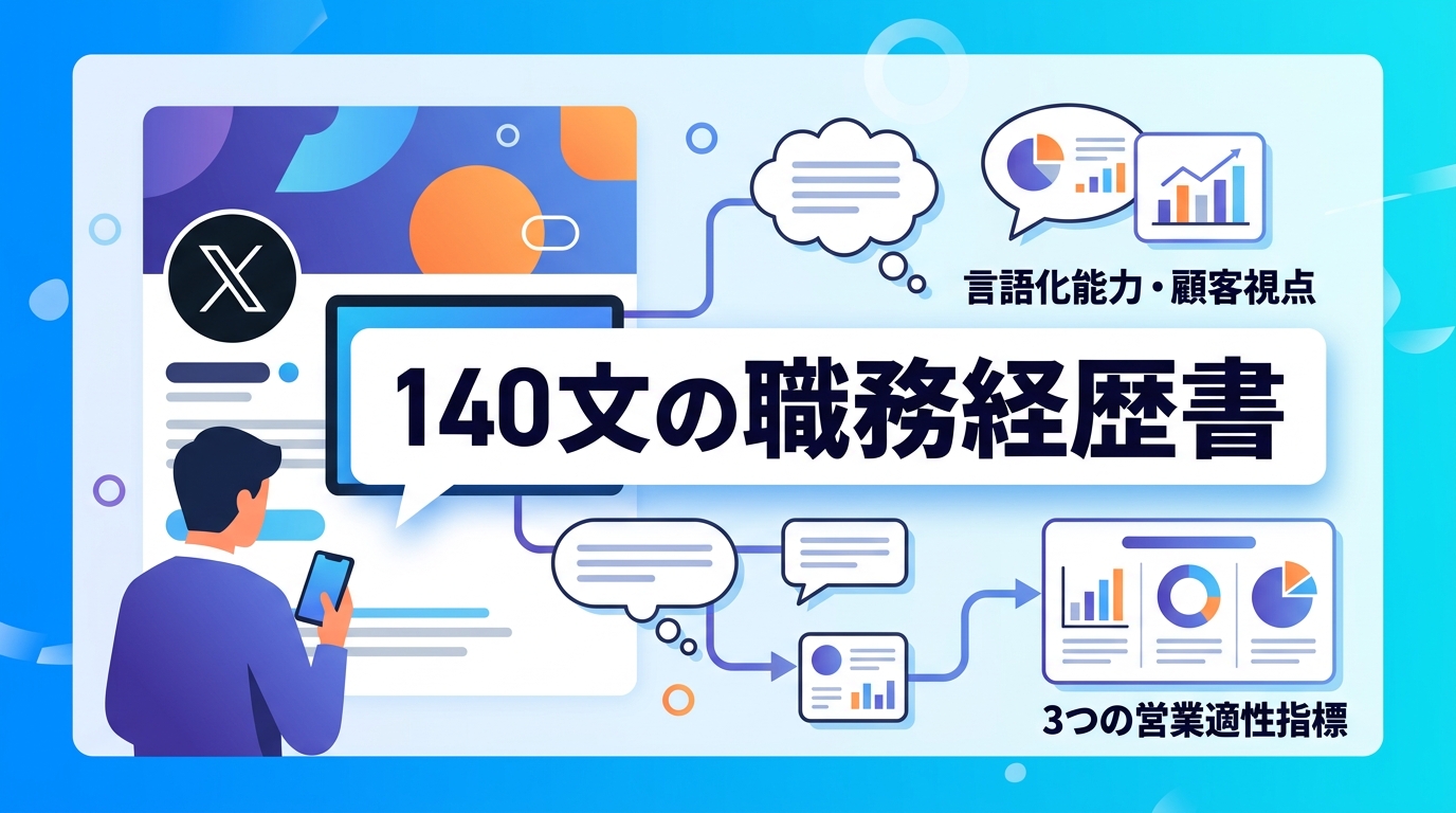 X投稿から営業適性を見極め優秀な人材を採用する具体的な方法は？