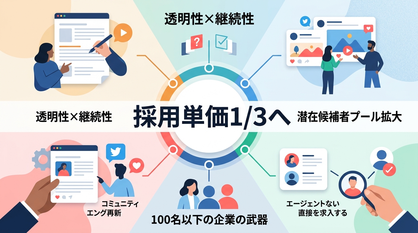 求人広告に依存せず自社採用力を高めるSNS運用の秘訣とは?