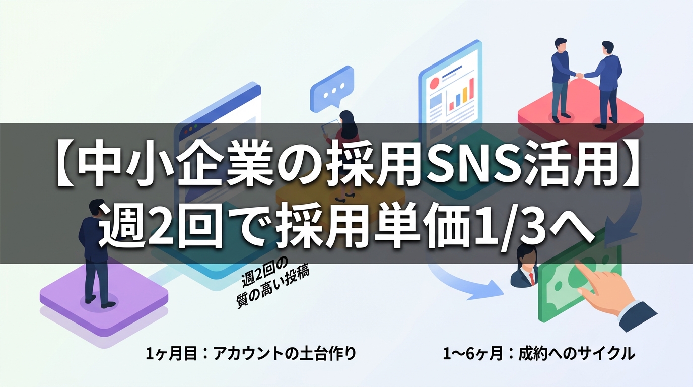 週2回の投稿で成果を出す中小企業向けのSNS活用ロードマップは？