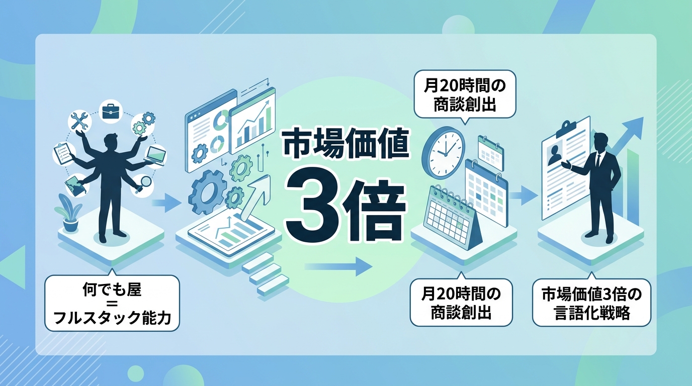 「何でも屋」の過酷な経験を市場価値の高いキャリアに変えるには?