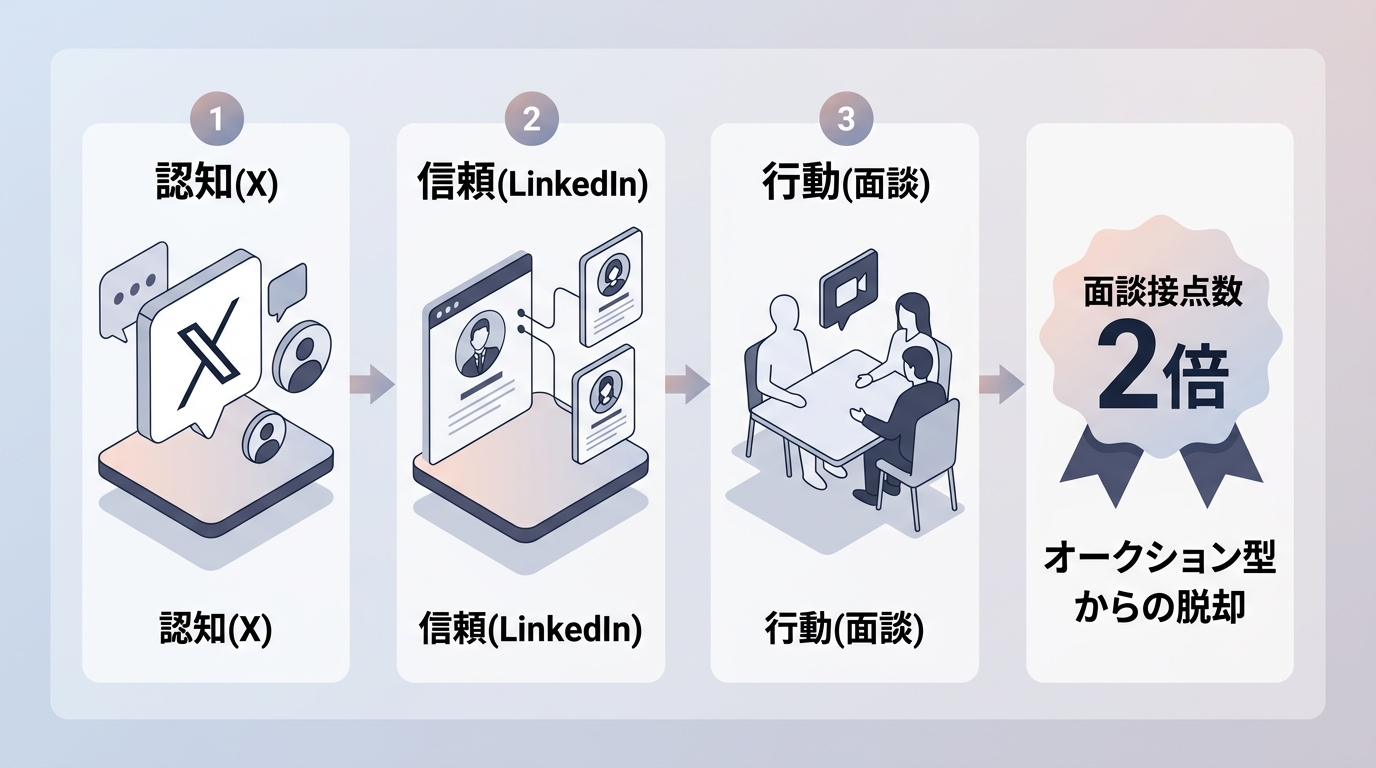 潜在層にアプローチして「脱エージェント」を実現するSNS採用の導線設計はどう作るか？