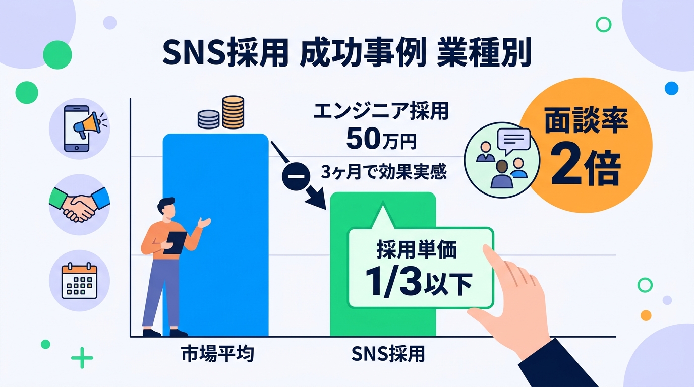 SNS採用の成功事例を業種別に分析して見えた実数値の正体とは?