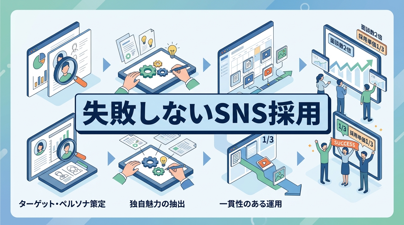 採用業界の知見を活かした「勝てるSNS採用」のアカウント設計術とは?