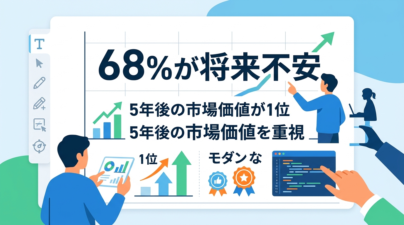 若手エンジニアの転職理由ランキングとキャリアへの焦燥感とは？