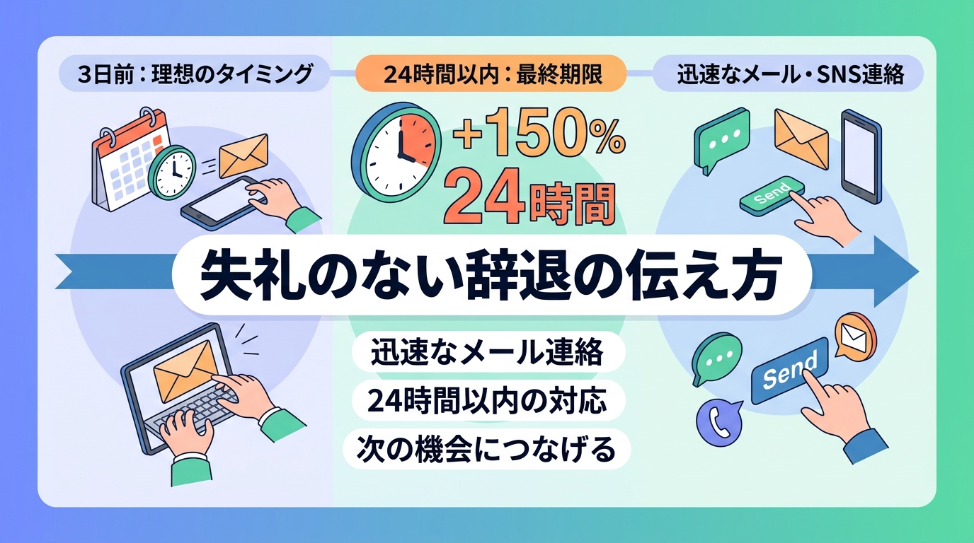 カジュアル面談を辞退する際のマナーと最適なタイミングの対策とは？