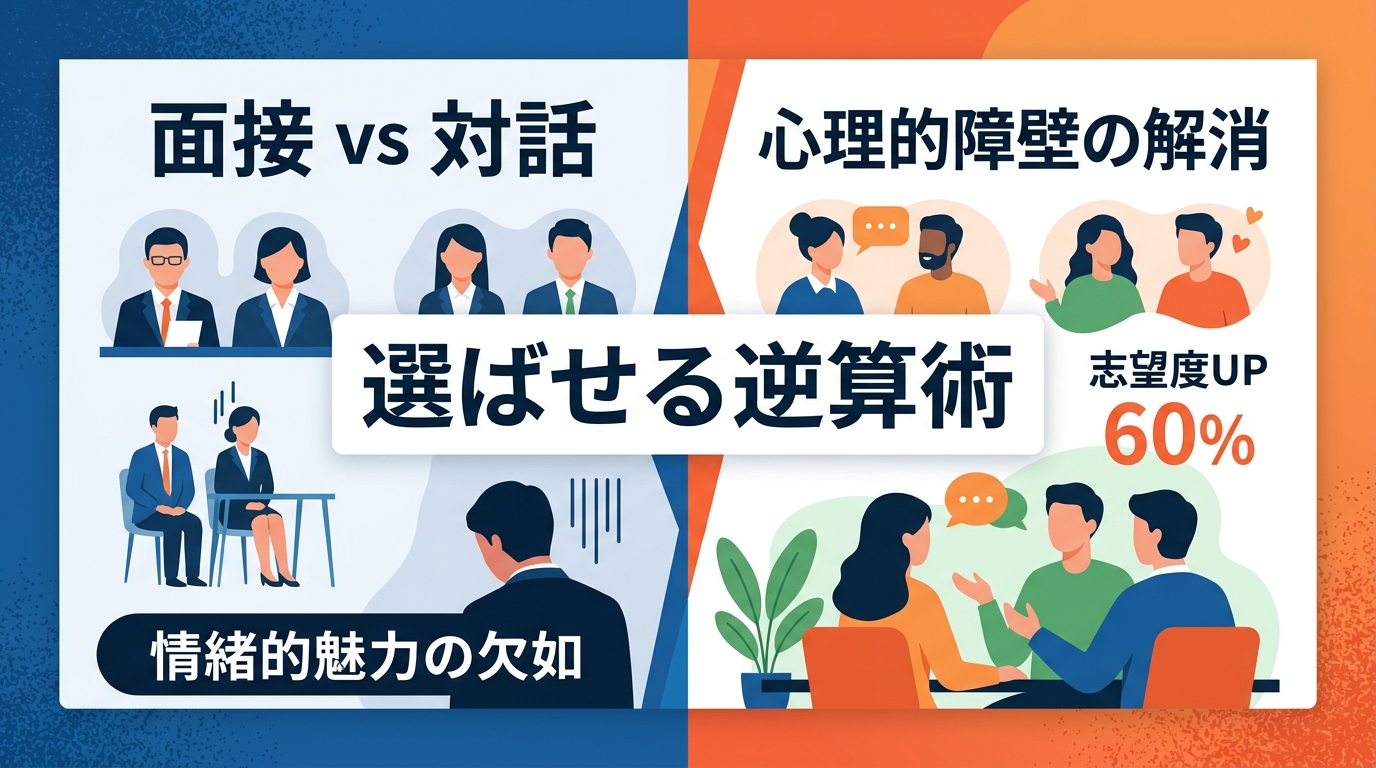 なぜ従来のカジュアル面談では潜在層を口説けないのか？