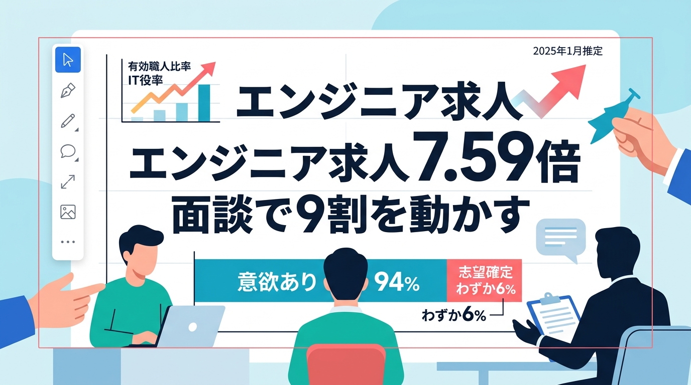 エンジニア採用でカジュアル面談が重視される理由とは？