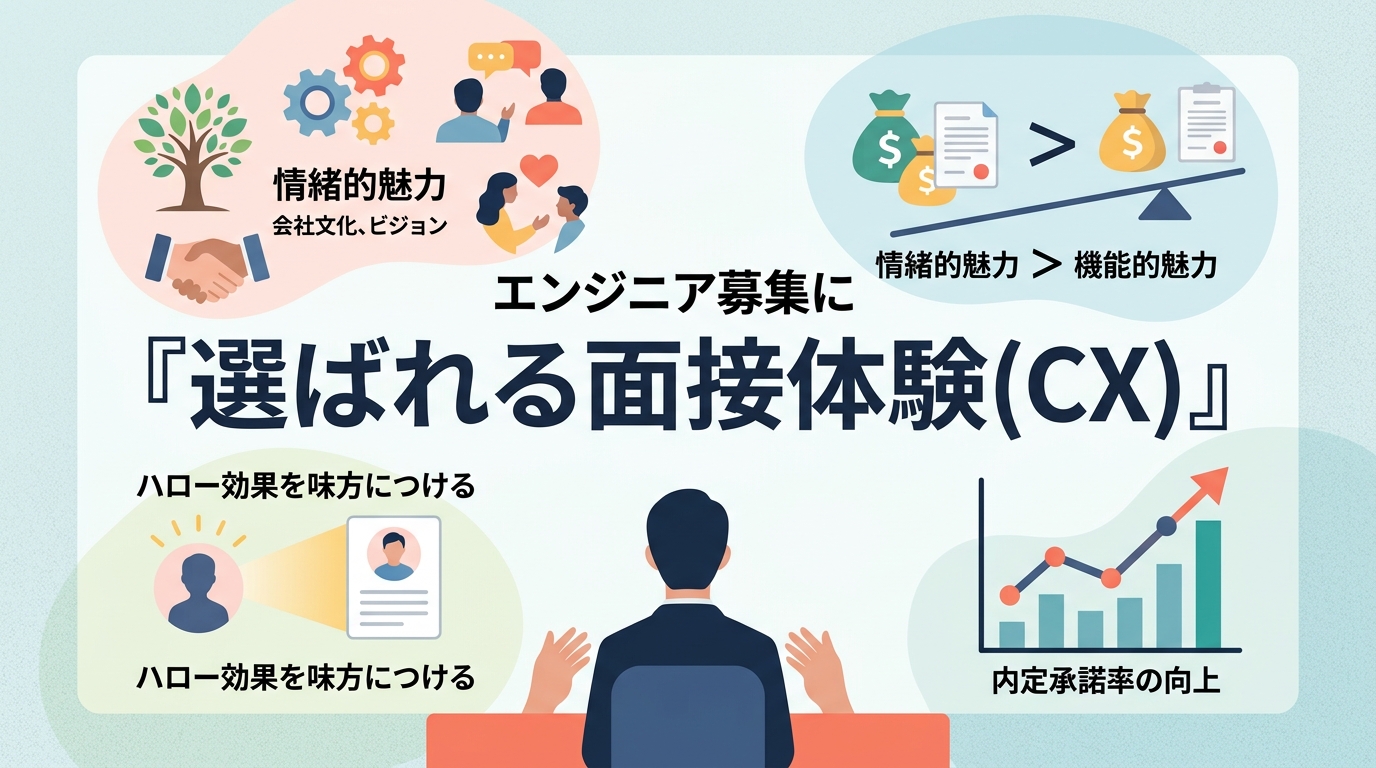 優秀なエンジニアに選ばれるための面接体験（CX）の設計とは？