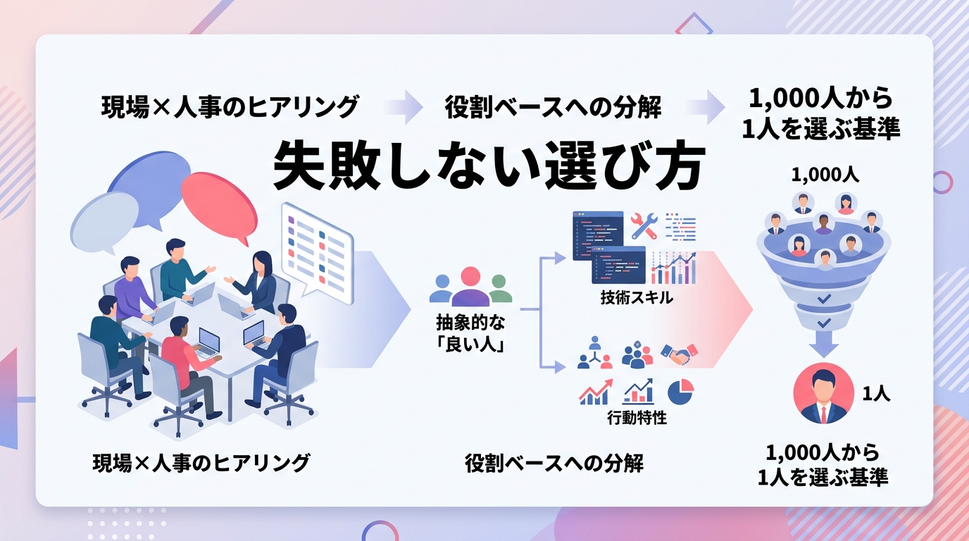 現場エンジニアと人事が「採用ターゲット」の認識を合わせる方法は？