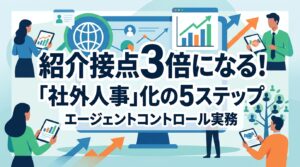 エージェントコントロールのやり方｜紹介接点3倍を叶える「社外人事」化の実務5ステップ