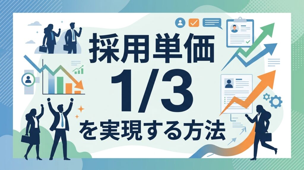 採用ペルソナ設計方法｜理想ではなく「勝てる」人物像を！採用単価1/3を実現する5ステップ