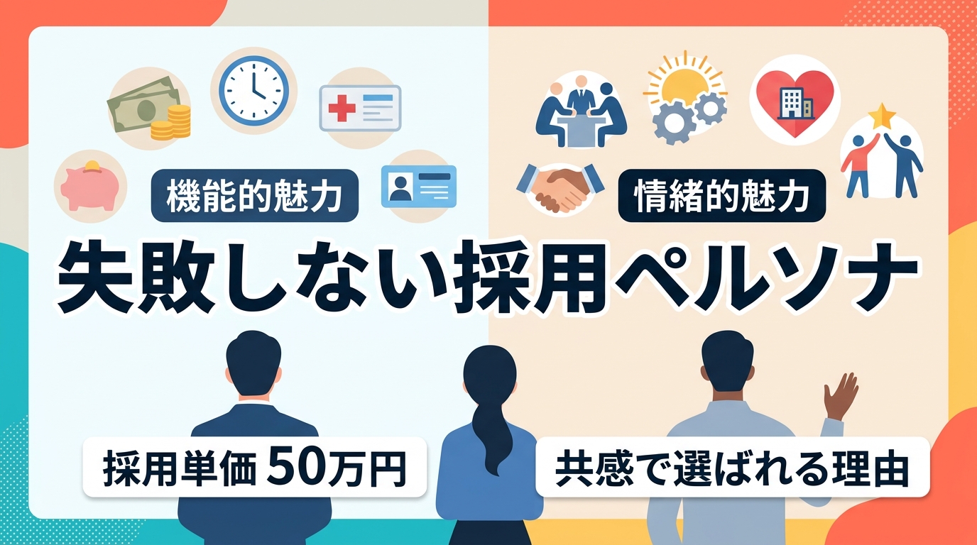 候補者が今の会社を辞めてでも自社を選ぶ「情緒的魅力」とは何か？