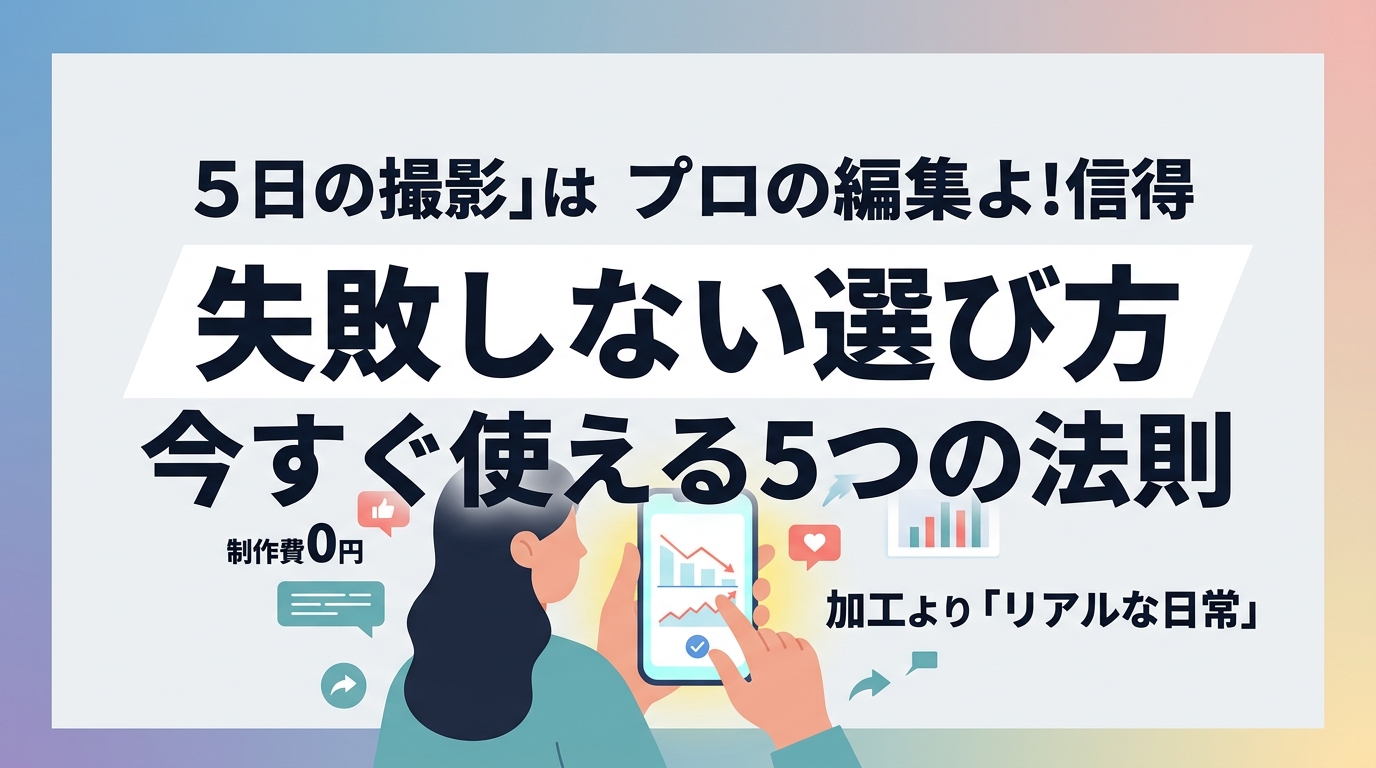 スマホ1台でSNS採用の制作費と人件費を最小化する仕組みとは？