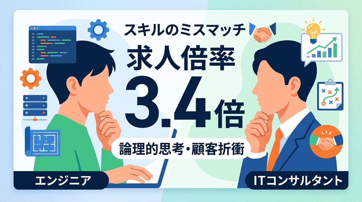 ITコンサル採用でエンジニア向け媒体を流用すると失敗する理由は？