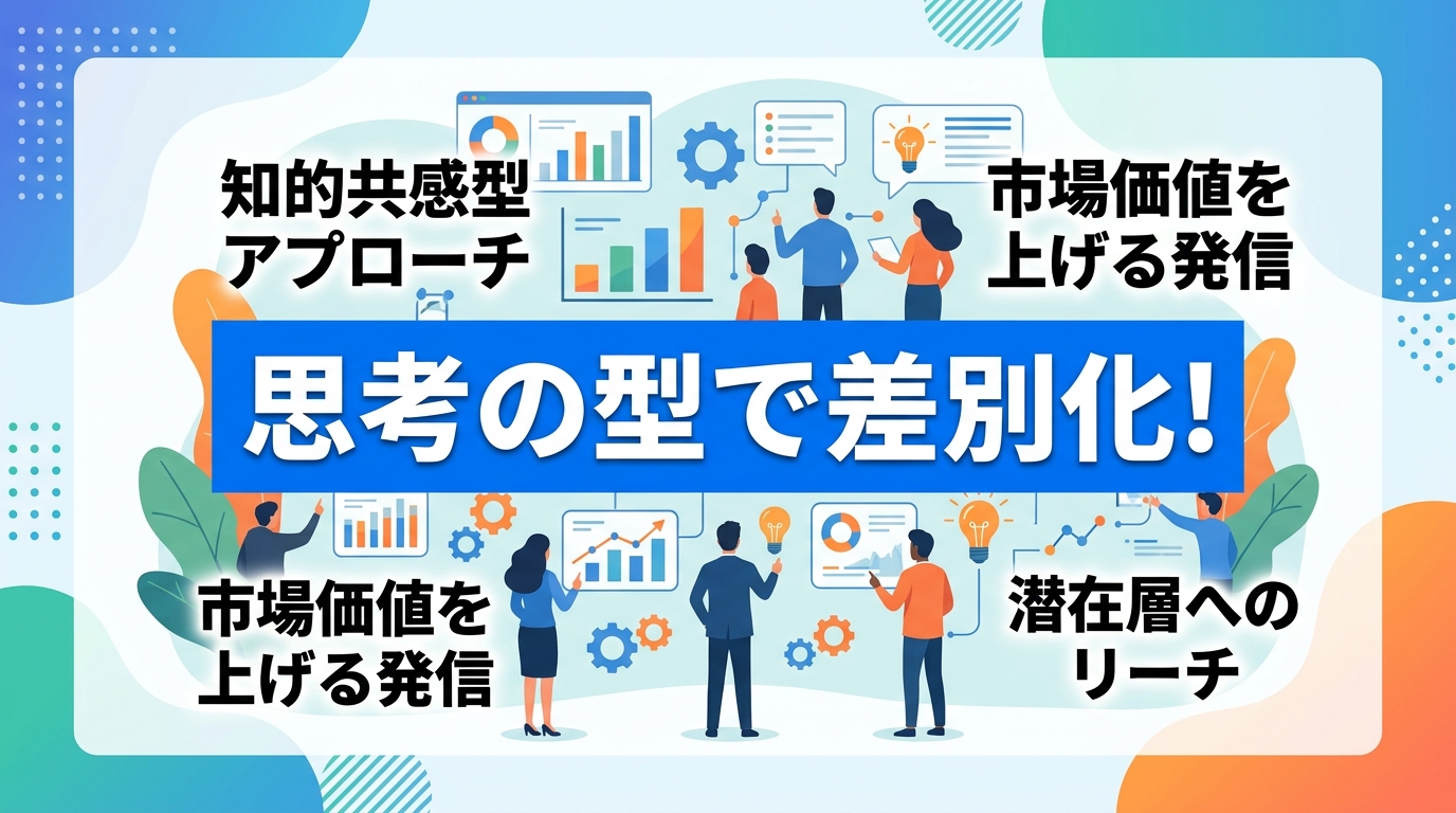 SNSで「思考の型」を発信することがITコンサル採用の差別化になる理由は？
