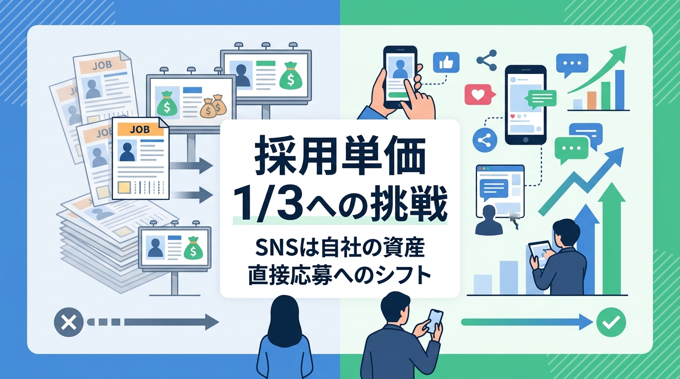 SNS採用の導入でITコンサルの採用単価を3分の1に抑えることは可能か？