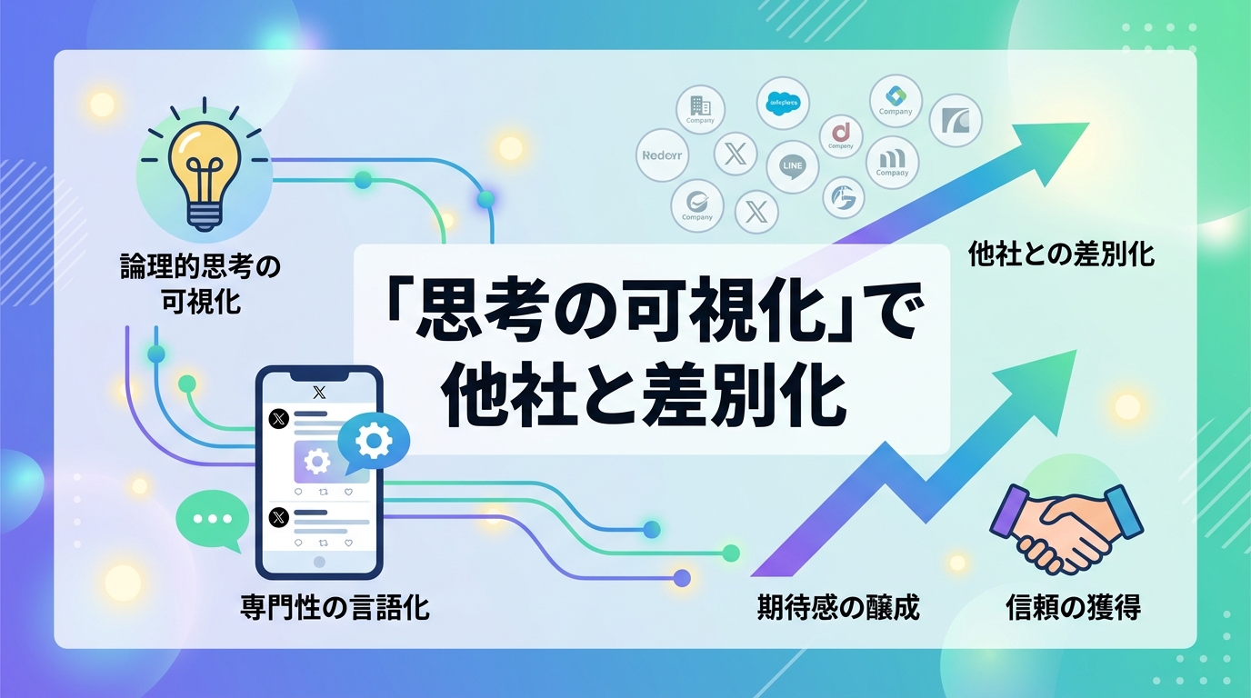 XでITコンサル候補者を惹きつける「思考力の可視化」とは？
