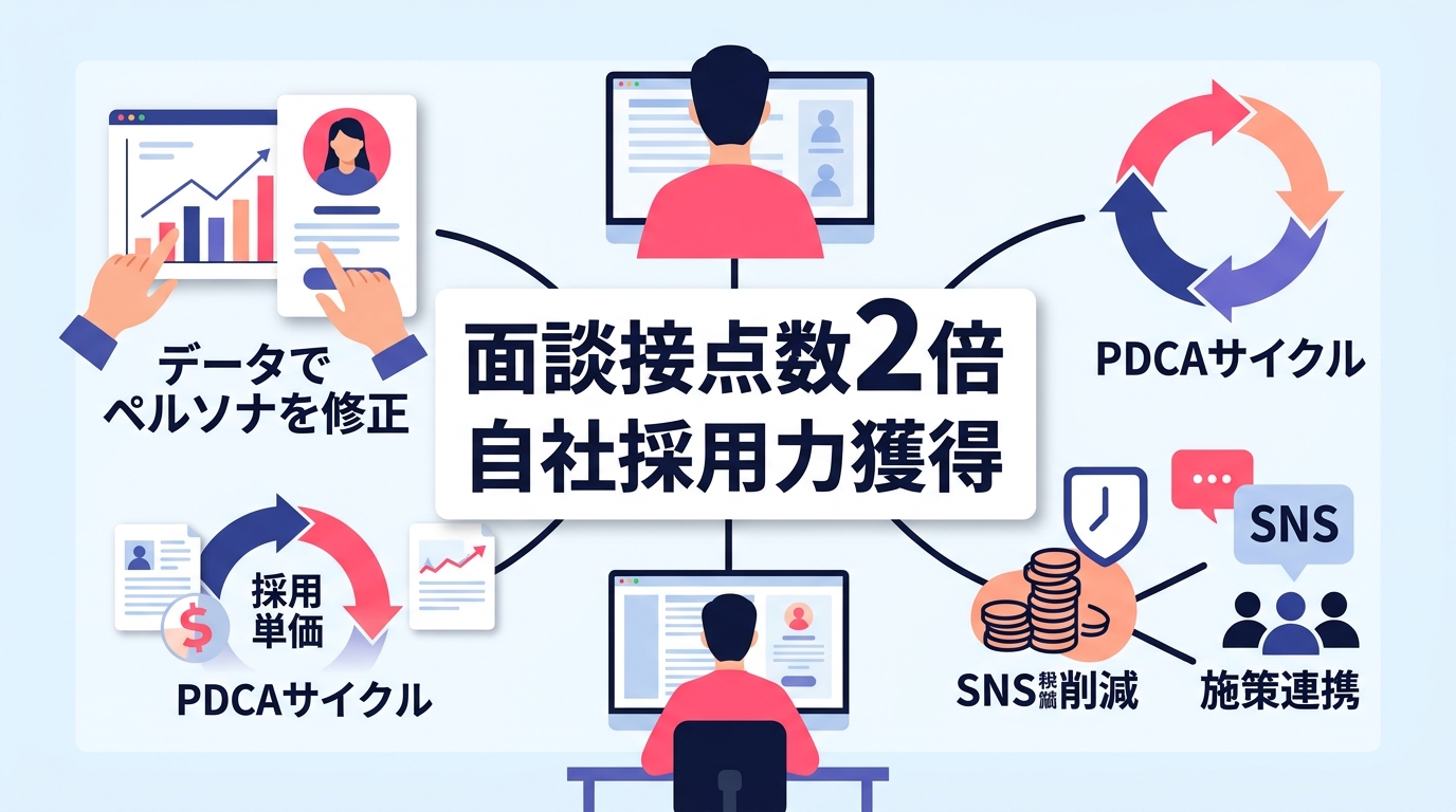 採用成果を最大化させるためのペルソナ修正とデータ運用の秘訣とは？