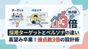 採用ターゲットとペルソナの違いとは？高望みを防ぎ接点数3倍を実現する設計の極意