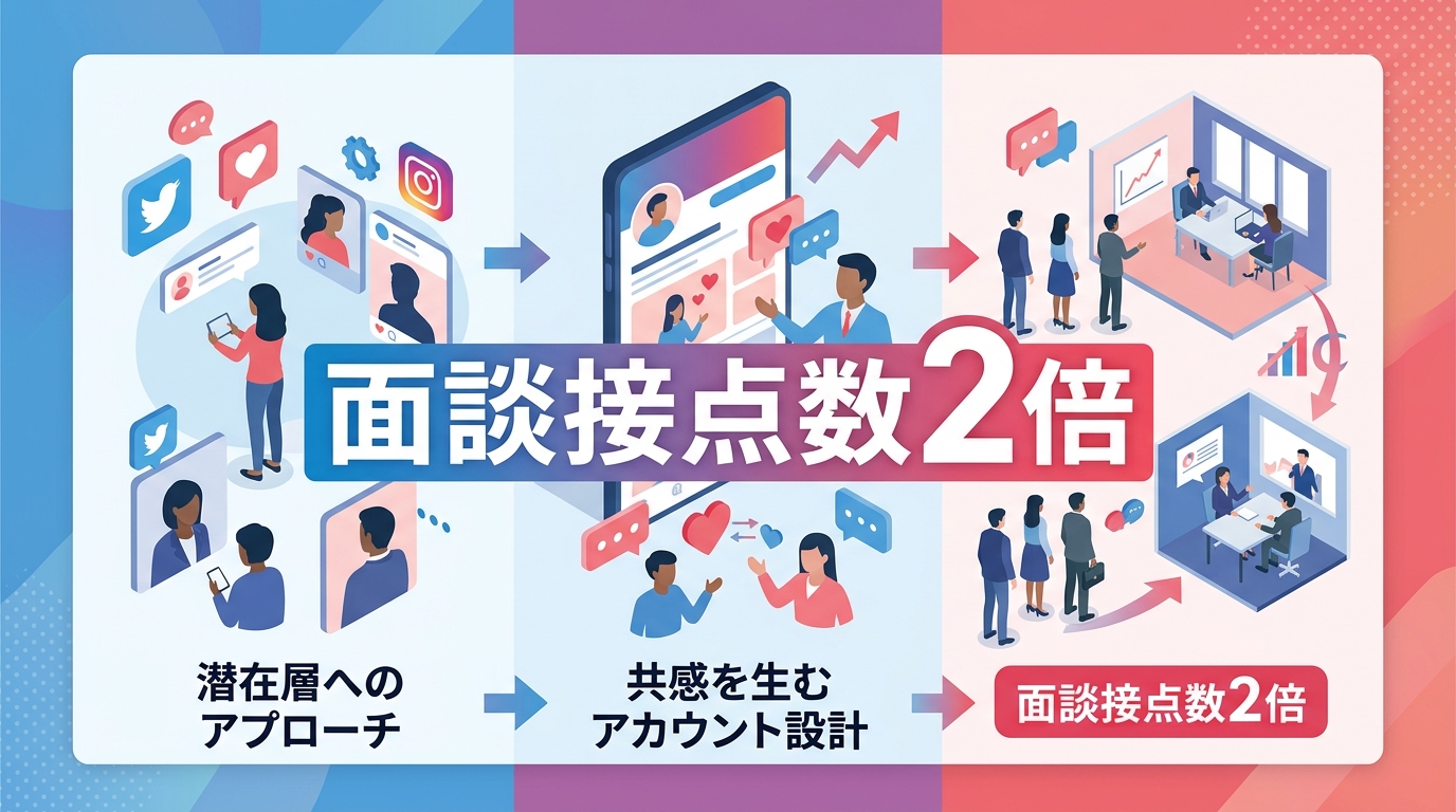 SNS採用で接点数を3倍に増やすためのペルソナ設計のポイントは何ですか？