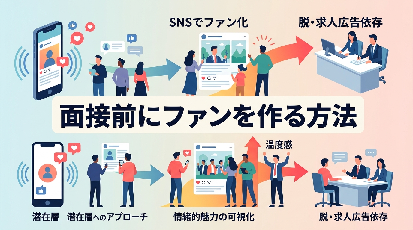 SNS活用で面接前にファンを作る「採用マーケティング」の差別化戦略とは？