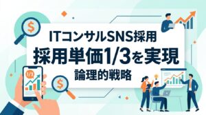 【ITコンサル・エンジニア特化】SNS採用代行で採用単価3分の1を実現する論理的戦略