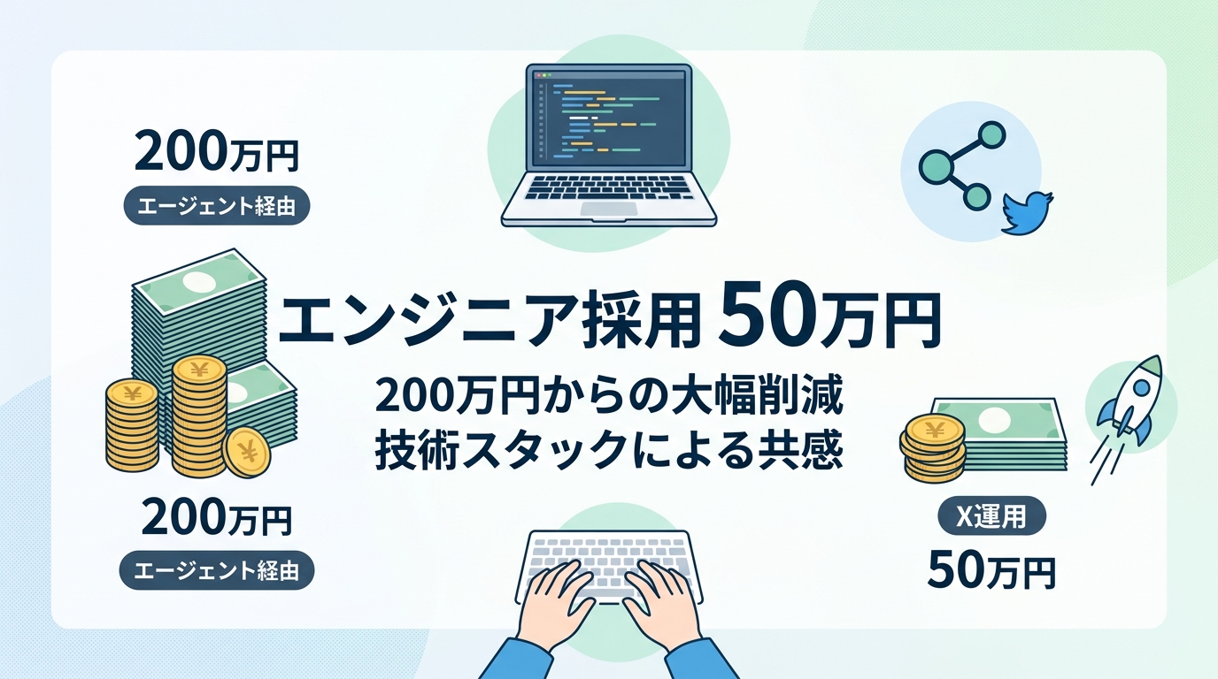 採用単価50万円を実現するエンジニア特化のX運用戦略とは何か？