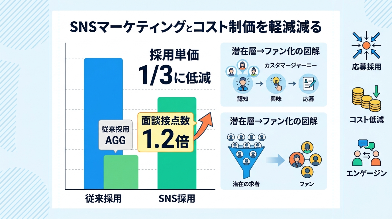 採用単価を3分の1に抑える「採用マーケティング」の知見をどう引き出すか？