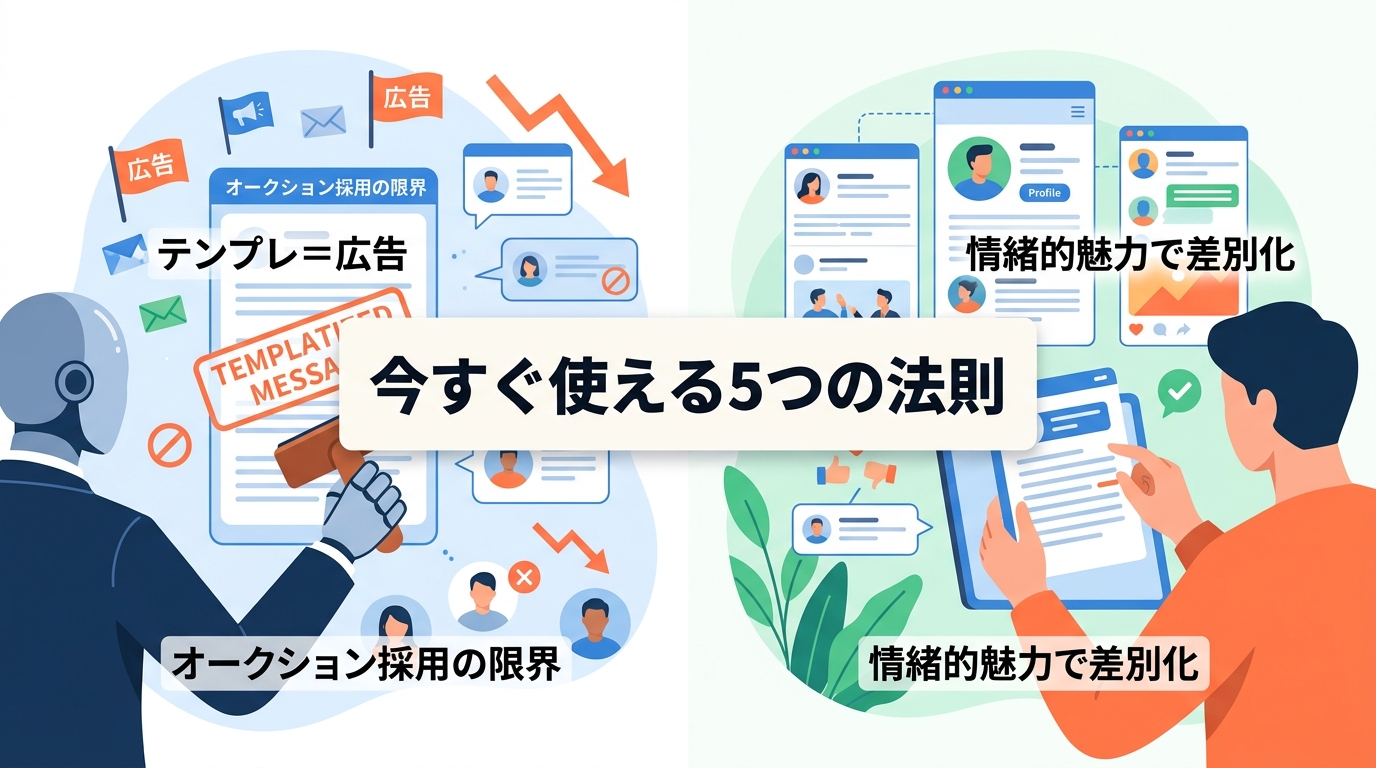 SNS採用におけるスカウトの返信率が伸び悩む根本的な理由とは？