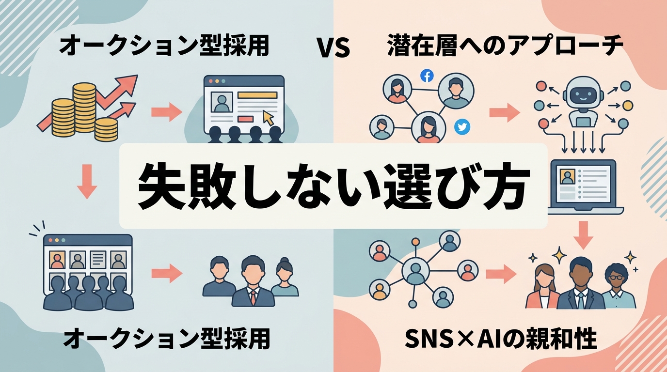 SNS採用とAIの併用で、採用単価50万円を実現する仕組みとは?