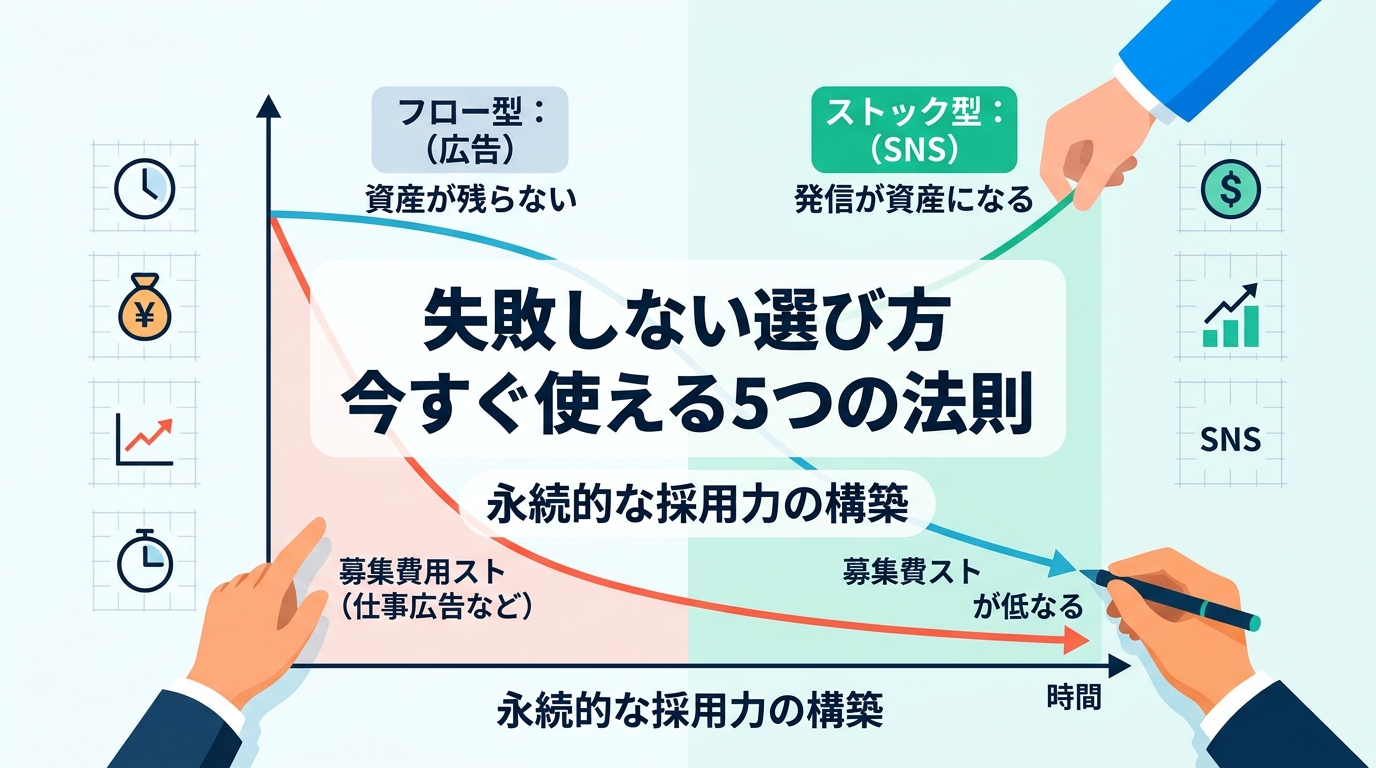 求人媒体やエージェントに依存せず自社採用力を強化する方法とは?