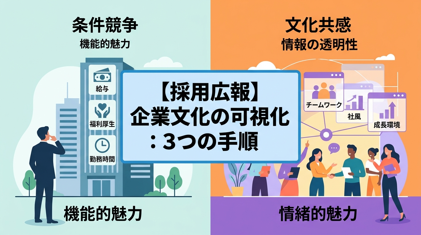 なぜ採用広報において企業文化の可視化が重要なのか？