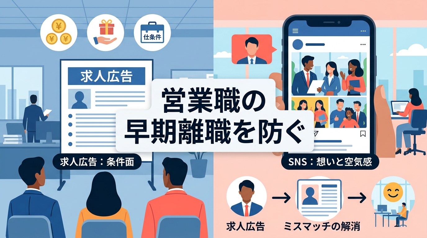 採用ミスマッチを防ぐ「情緒的魅力」をSNSで伝えるメリットは何ですか?