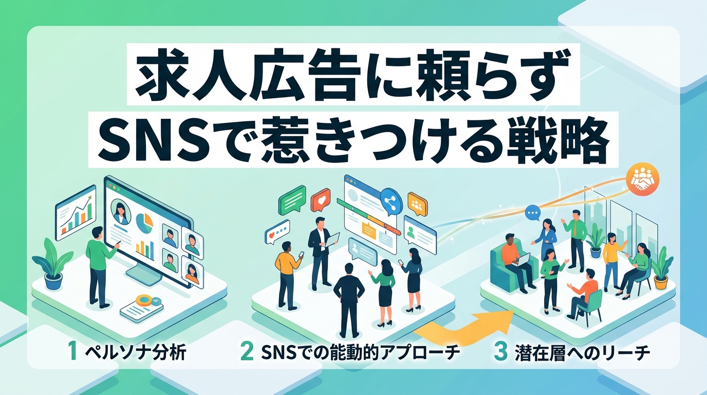 求人広告に頼らずSNSで自社に合う人材を惹きつける戦略とは?
