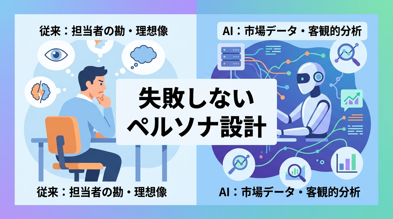 採用マーケティングでAIを活用して精度の高いペルソナを設計するには?