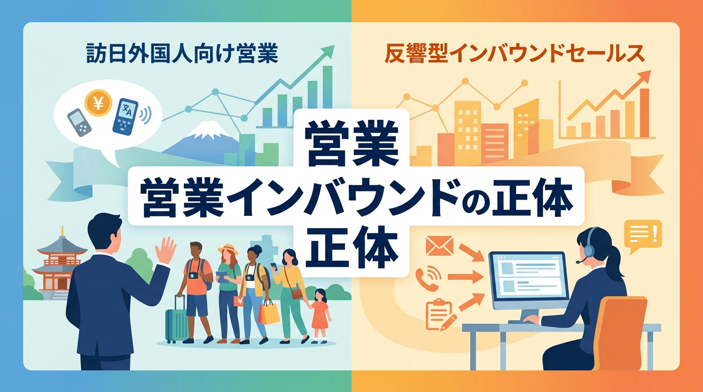 営業採用における「インバウンド」が指す2つの意味と市場動向とは?