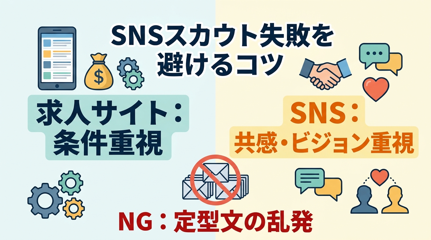 営業職のSNSスカウトで返信率が低下してしまう原因は何ですか?
