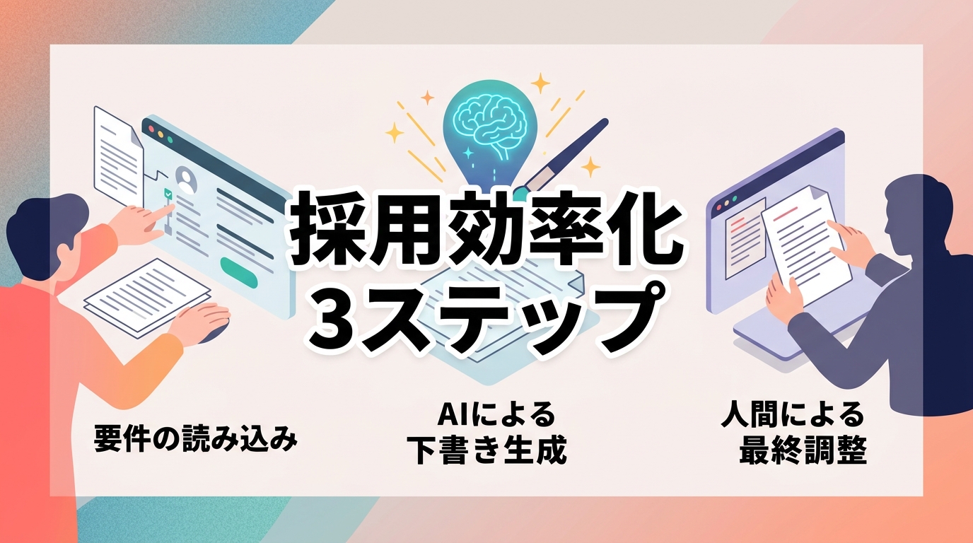 ChatGPTを使って求人票作成やスカウト業務を効率化する具体的な手順は?