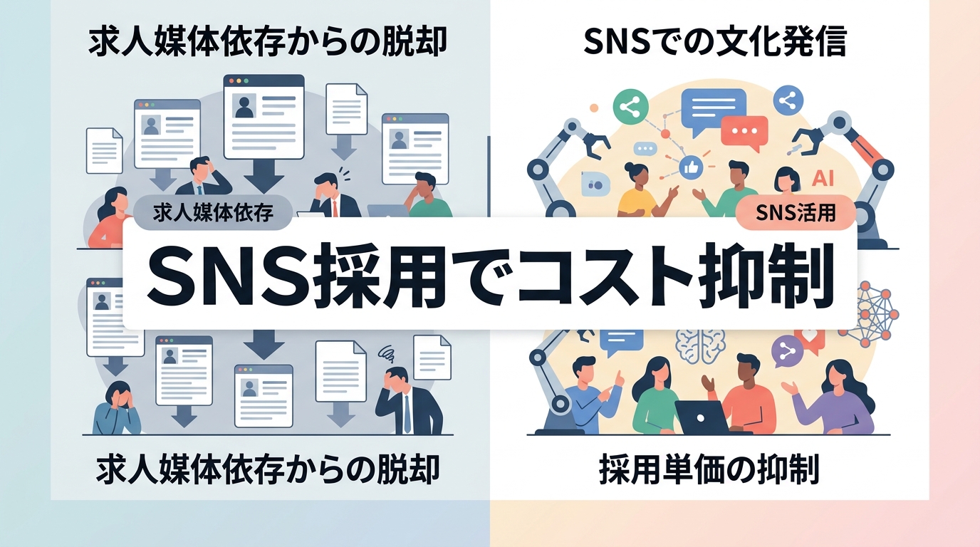 AIで作成したコンテンツをSNS運用に活用し採用単価を抑える方法は?