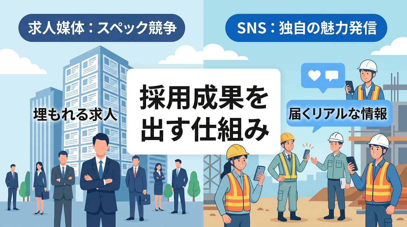 なぜ従来の求人広告では若手の施工管理職が採用できないのでしょうか?