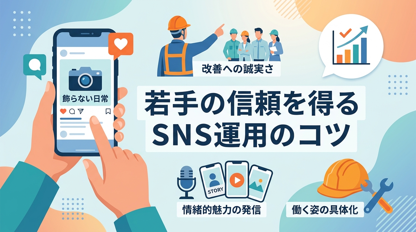 現場の「不信感」を「信頼」に変えるSNSの情報発信にはどのような工夫が必要ですか?